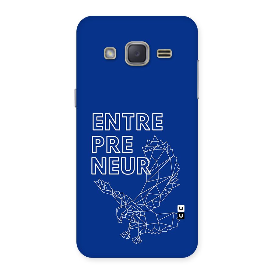 Blue Entrepreneur Back Case for Galaxy J2