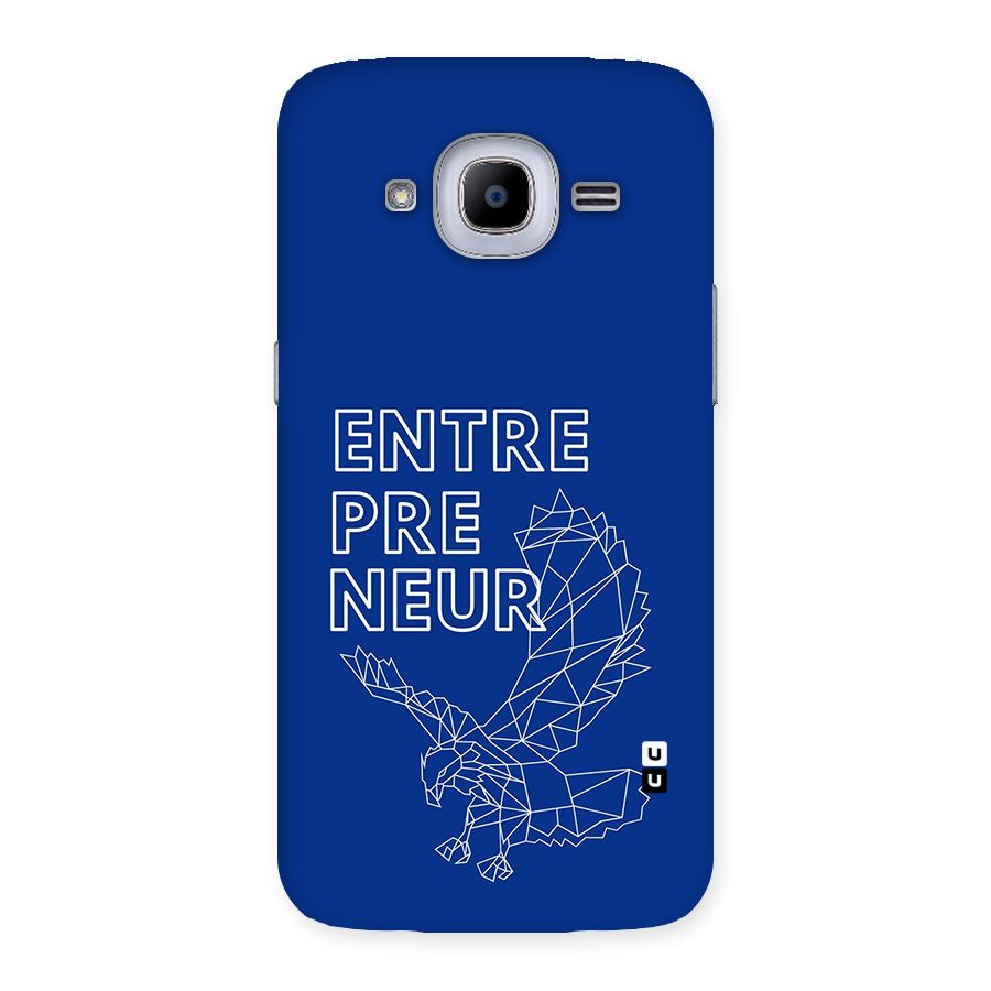 Blue Entrepreneur Back Case for Galaxy J2 Pro