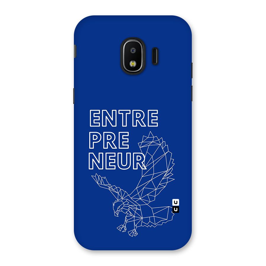 Blue Entrepreneur Back Case for Galaxy J2 Pro 2018