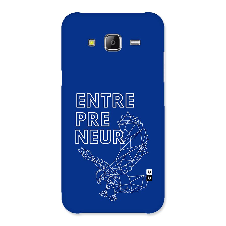 Blue Entrepreneur Back Case for Galaxy J5