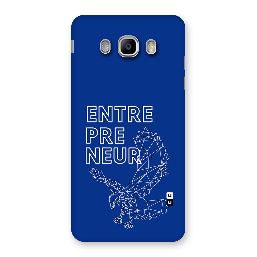 Blue Entrepreneur Back Case for Galaxy J5 2016