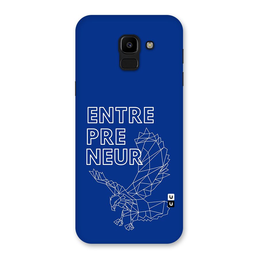 Blue Entrepreneur Back Case for Galaxy J6