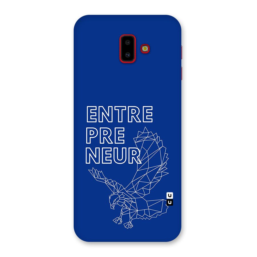 Blue Entrepreneur Back Case for Galaxy J6 Plus