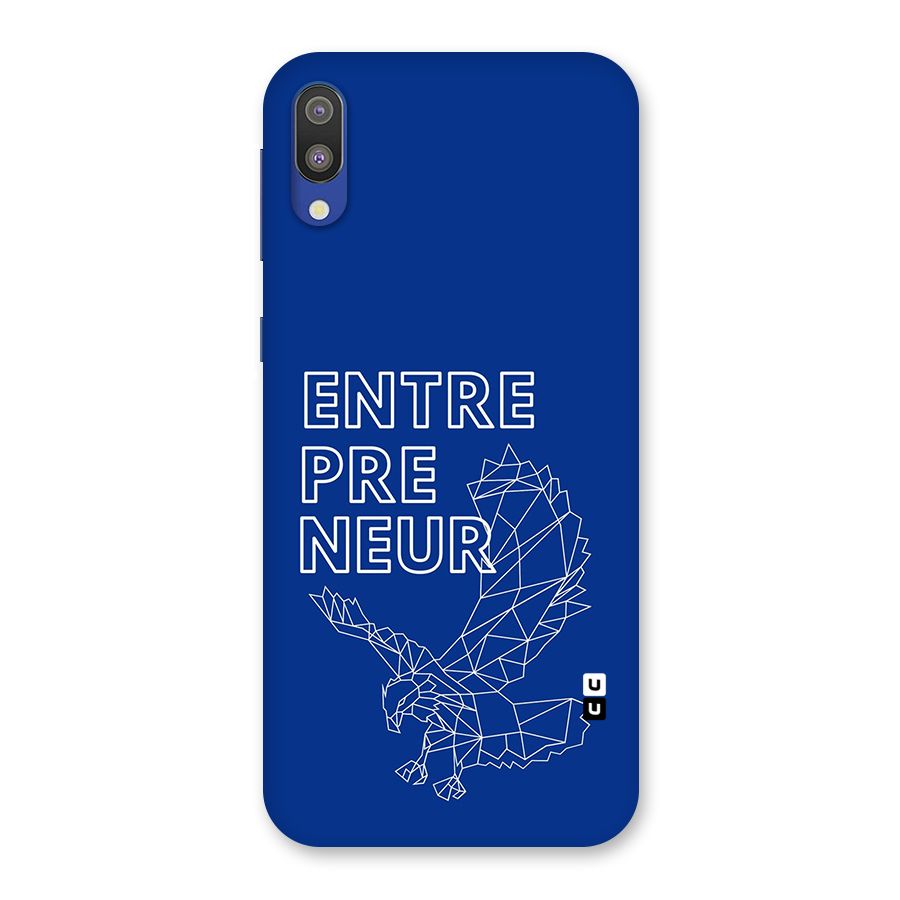 Blue Entrepreneur Back Case for Galaxy M10