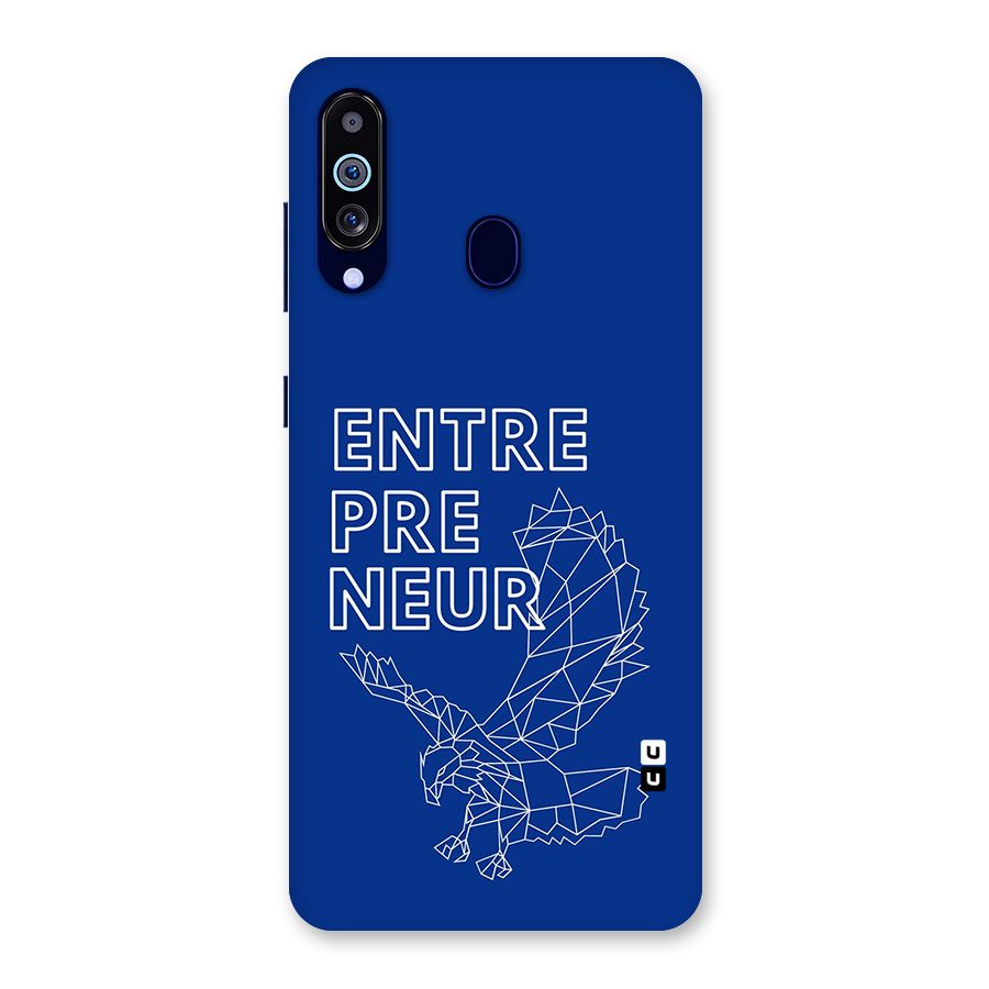 Blue Entrepreneur Back Case for Galaxy M40