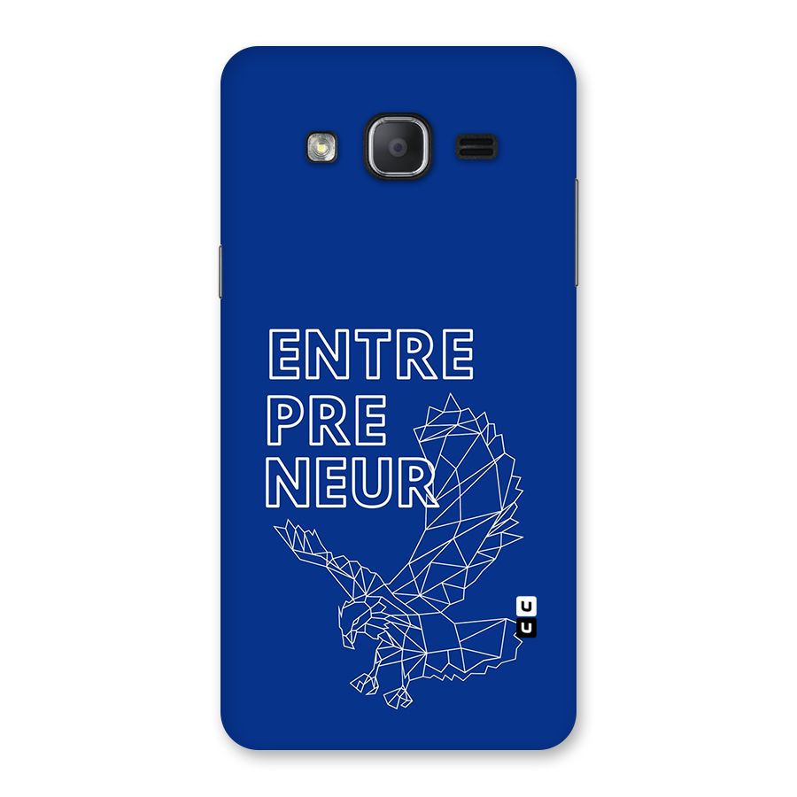 Blue Entrepreneur Back Case for Galaxy On7 2015