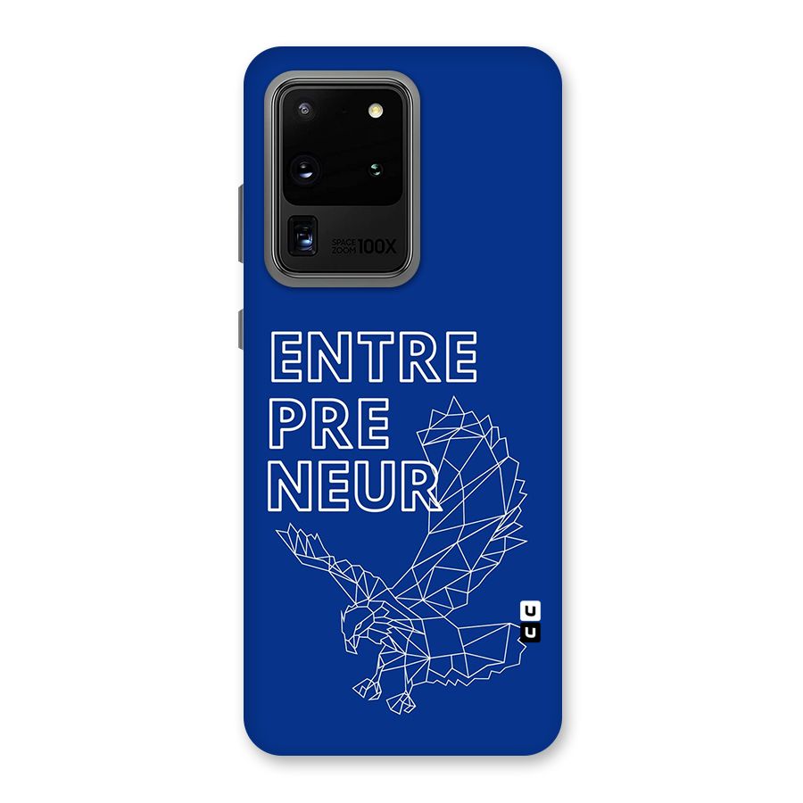 Blue Entrepreneur Back Case for Galaxy S20 Ultra