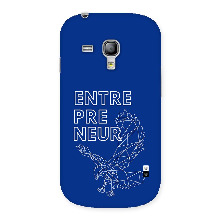 Blue Entrepreneur Back Case for Galaxy S3 Mini