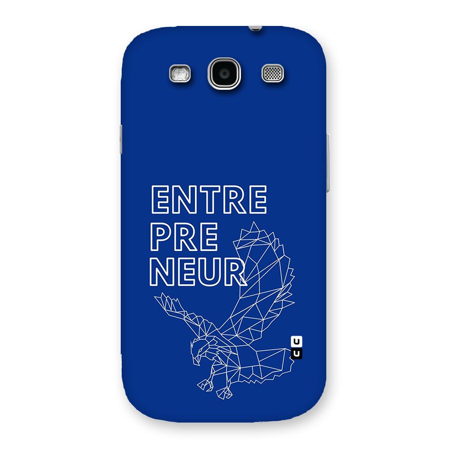 Blue Entrepreneur Back Case for Galaxy S3 Neo