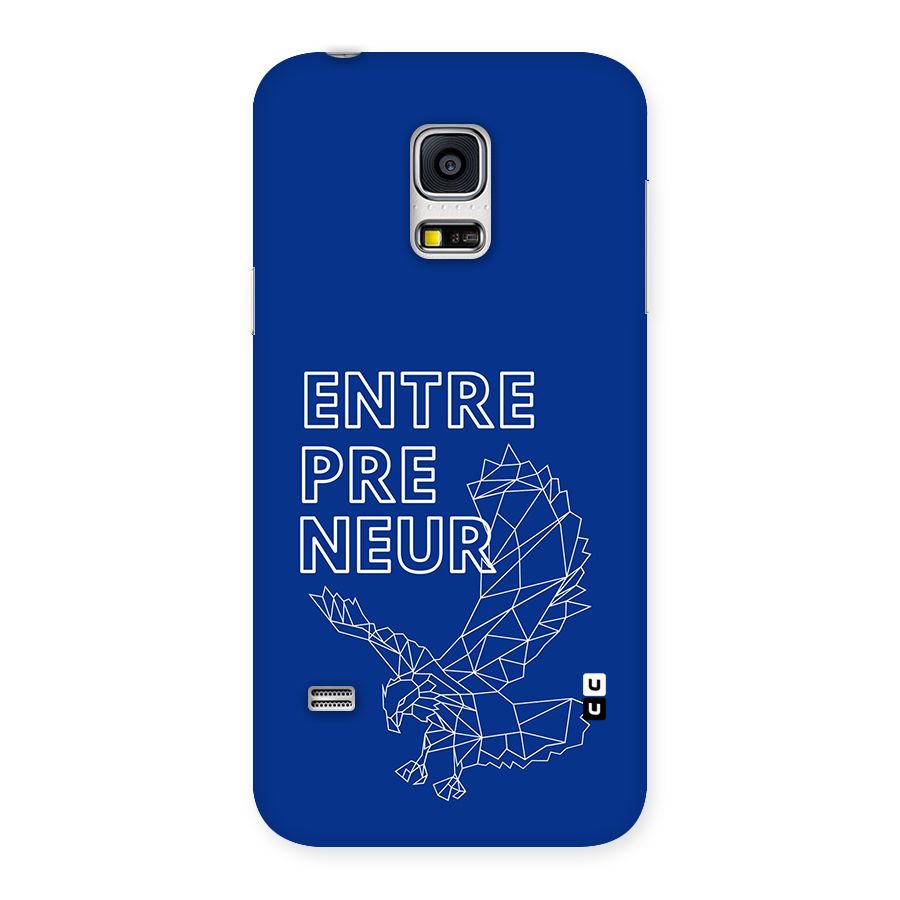Blue Entrepreneur Back Case for Galaxy S5 Mini