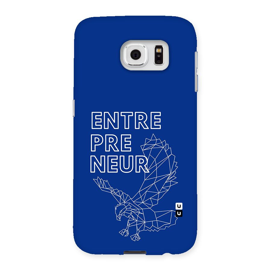 Blue Entrepreneur Back Case for Galaxy S6