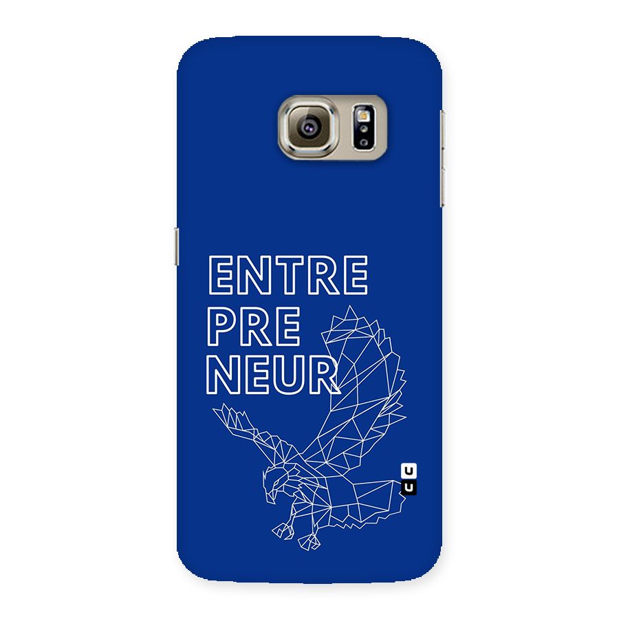 Blue Entrepreneur Back Case for Galaxy S6 edge