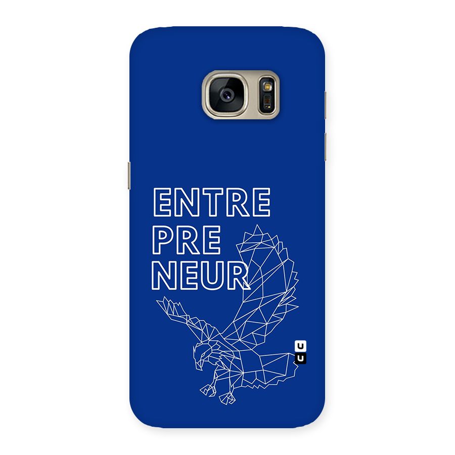 Blue Entrepreneur Back Case for Galaxy S7