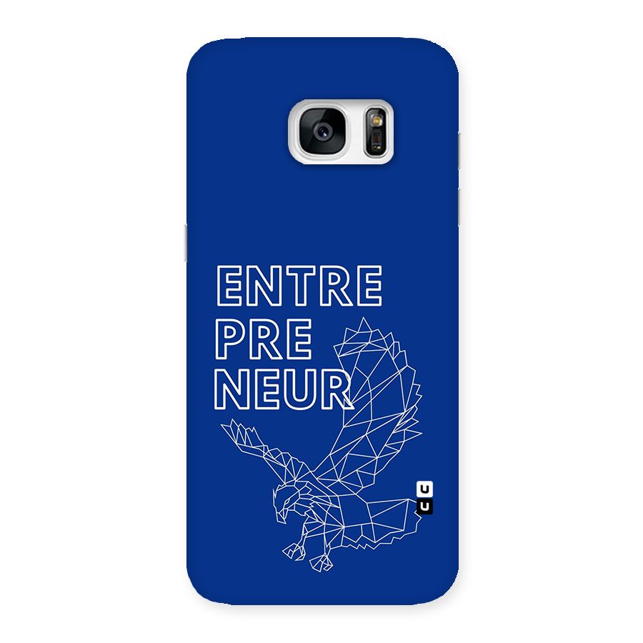 Blue Entrepreneur Back Case for Galaxy S7 Edge