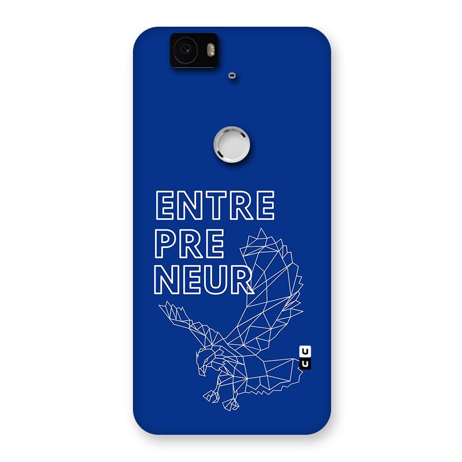Blue Entrepreneur Back Case for Google Nexus 6P
