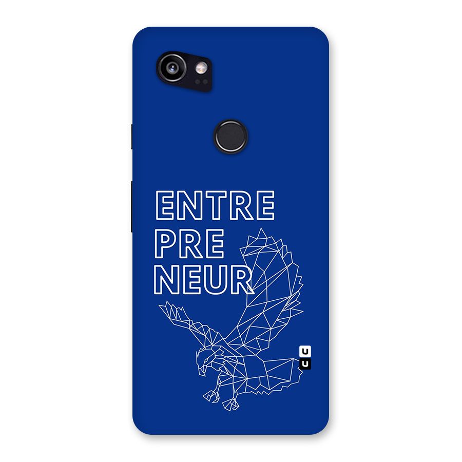Blue Entrepreneur Back Case for Google Pixel 2 XL