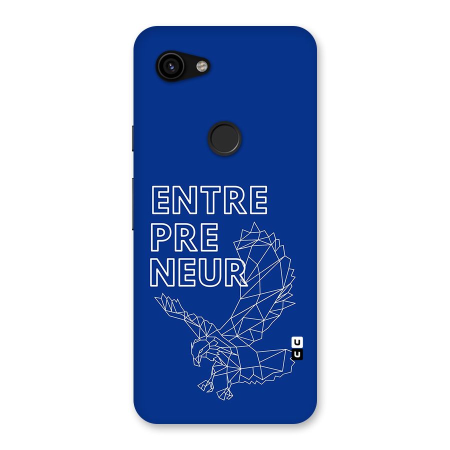 Blue Entrepreneur Back Case for Google Pixel 3a