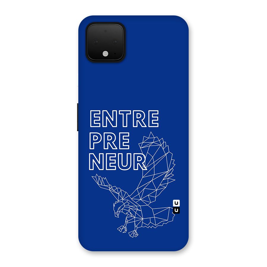 Blue Entrepreneur Back Case for Google Pixel 4 XL
