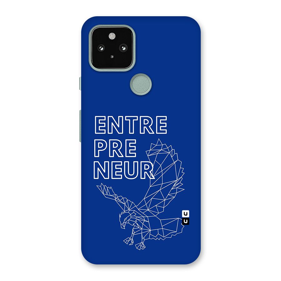 Blue Entrepreneur Back Case for Google Pixel 5