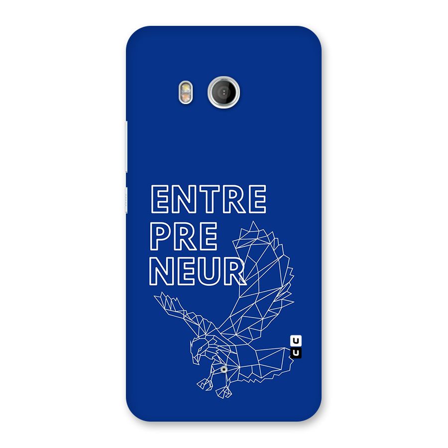 Blue Entrepreneur Back Case for HTC U11