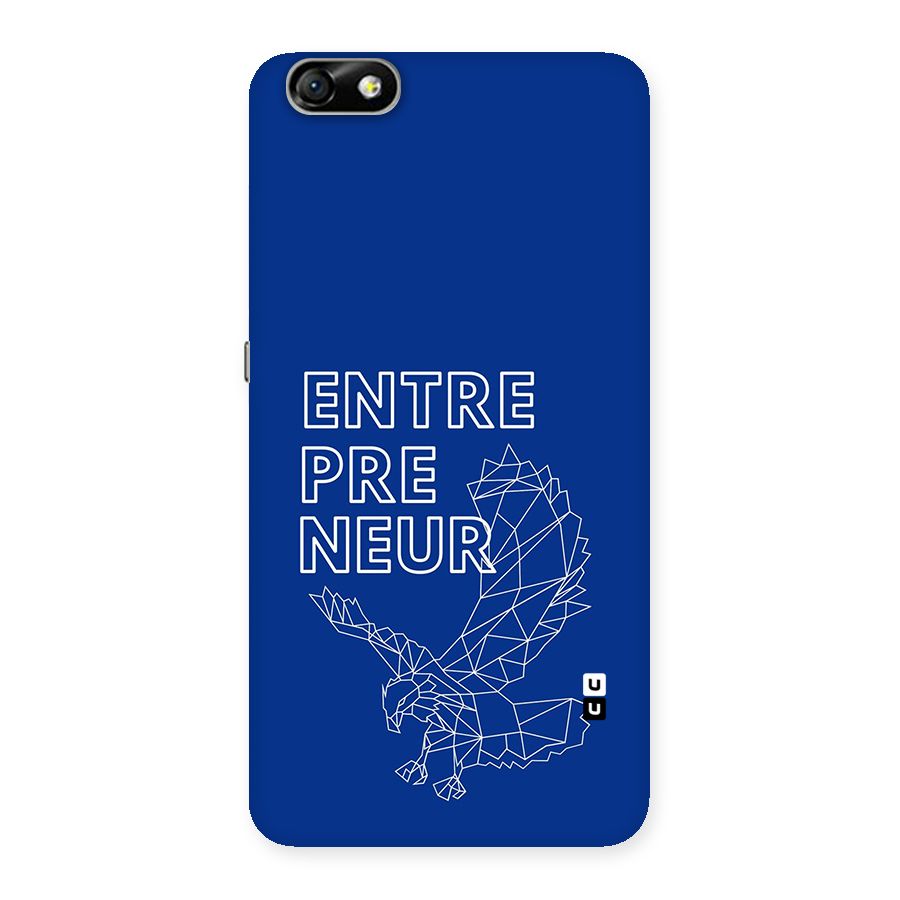 Blue Entrepreneur Back Case for Honor 4X