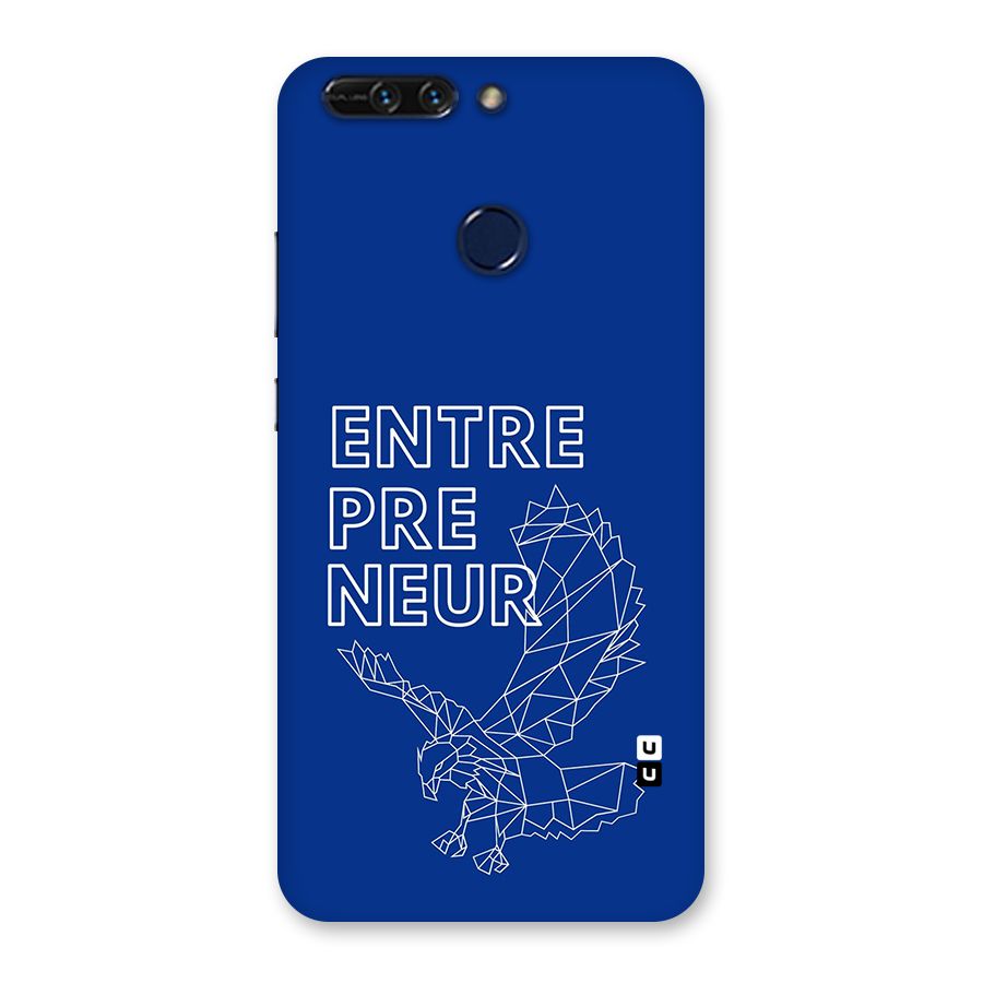 Blue Entrepreneur Back Case for Honor 8 Pro