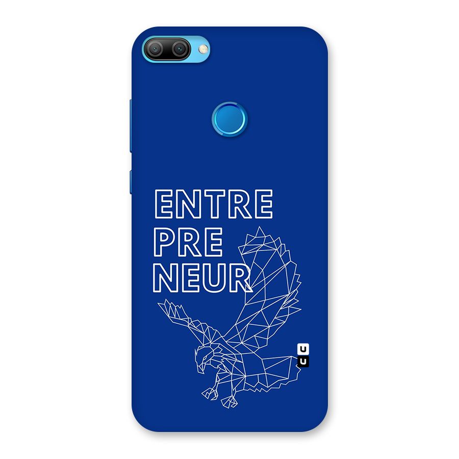 Blue Entrepreneur Back Case for Honor 9N