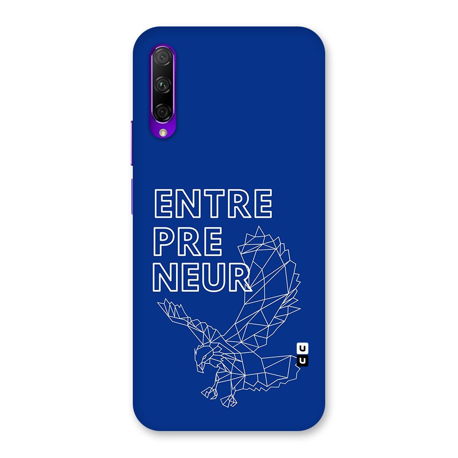 Blue Entrepreneur Back Case for Honor 9X Pro