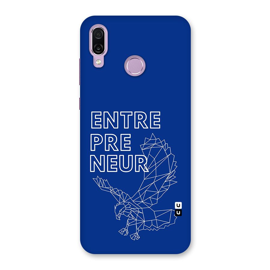 Blue Entrepreneur Back Case for Honor Play