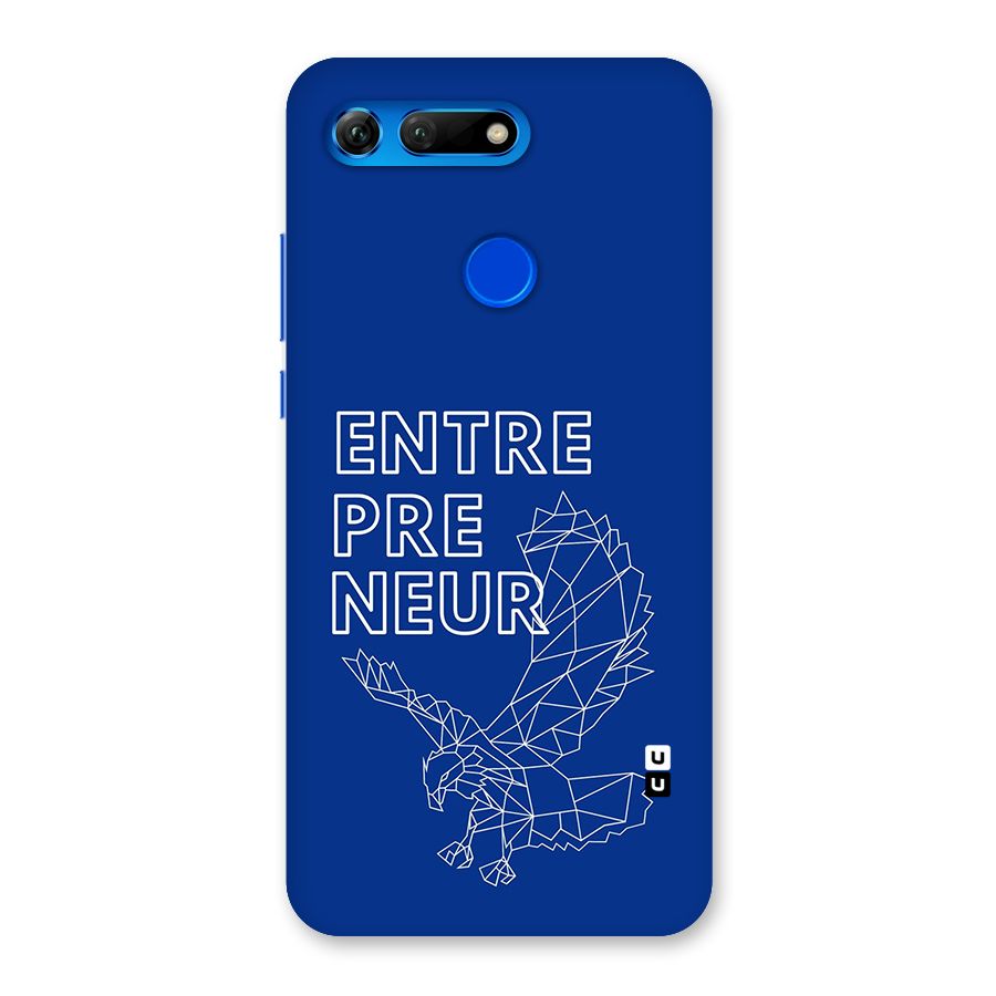 Blue Entrepreneur Back Case for Honor View 20