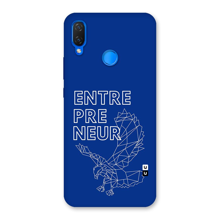Blue Entrepreneur Back Case for Huawei P Smart Plus