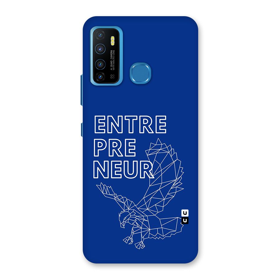 Blue Entrepreneur Back Case for Infinix Hot 9