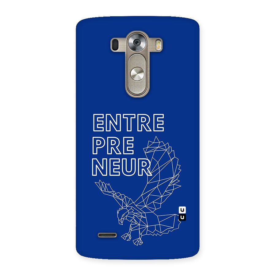 Blue Entrepreneur Back Case for LG G3