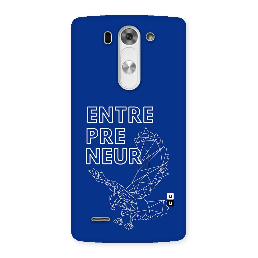 Blue Entrepreneur Back Case for LG G3 Mini