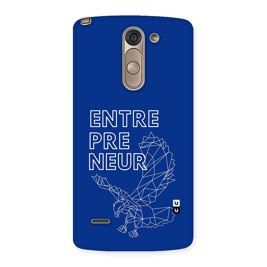 Blue Entrepreneur Back Case for LG G3 Stylus