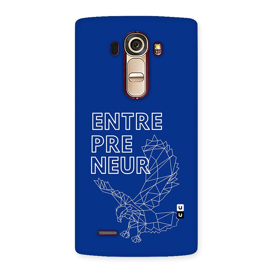 Blue Entrepreneur Back Case for LG G4