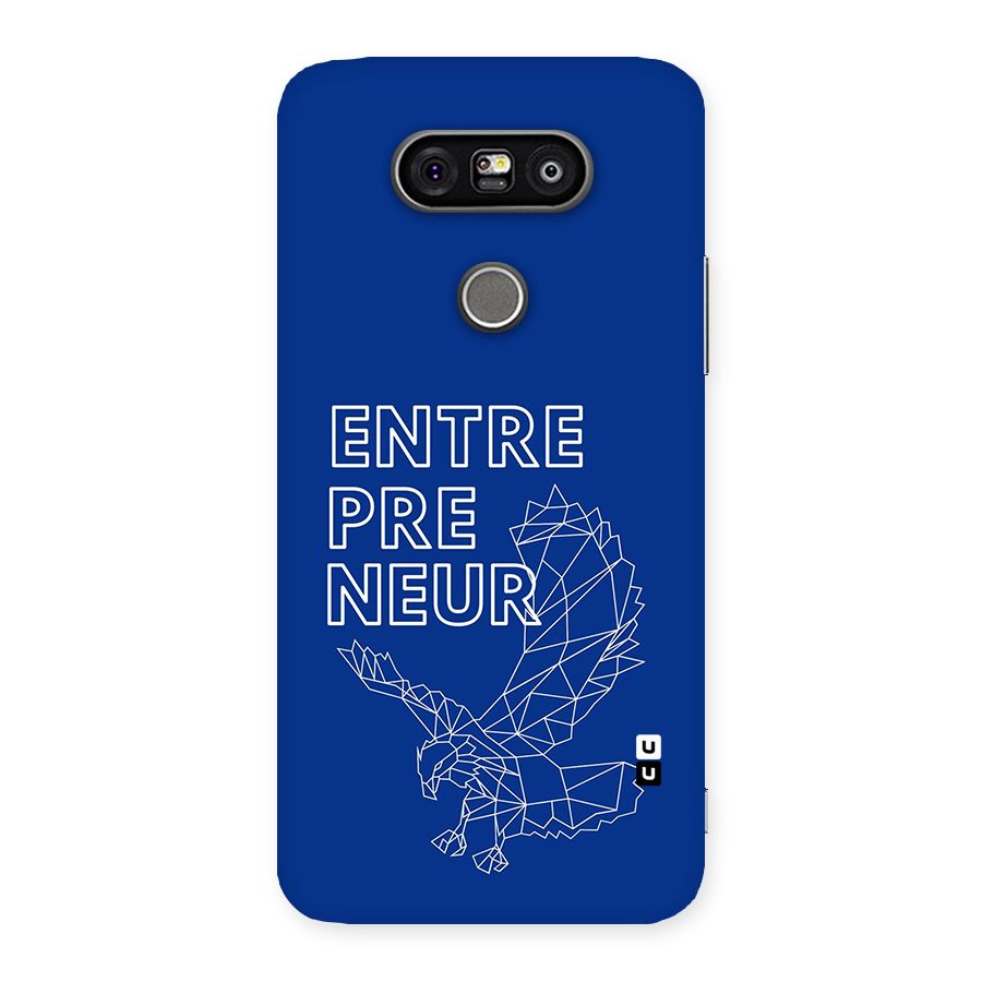 Blue Entrepreneur Back Case for LG G5