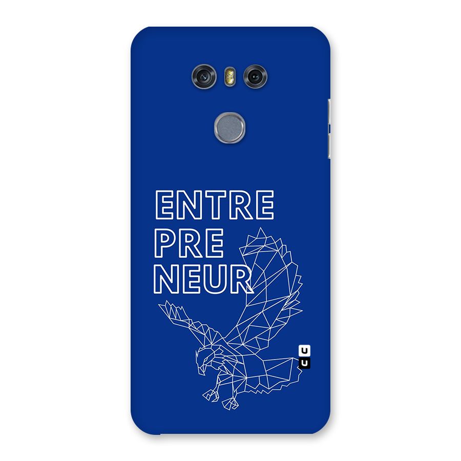 Blue Entrepreneur Back Case for LG G6