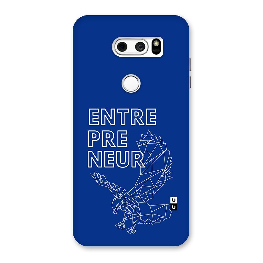 Blue Entrepreneur Back Case for LG V30