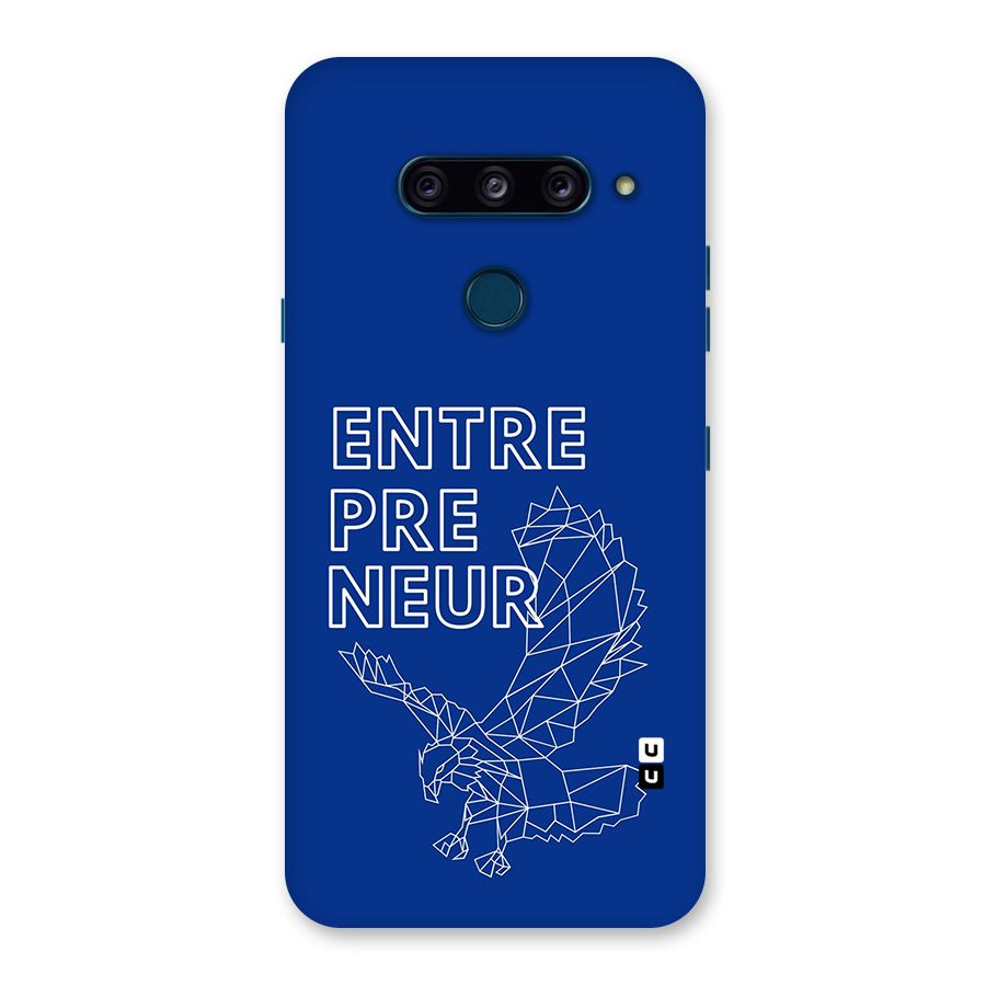 Blue Entrepreneur Back Case for LG  V40 ThinQ