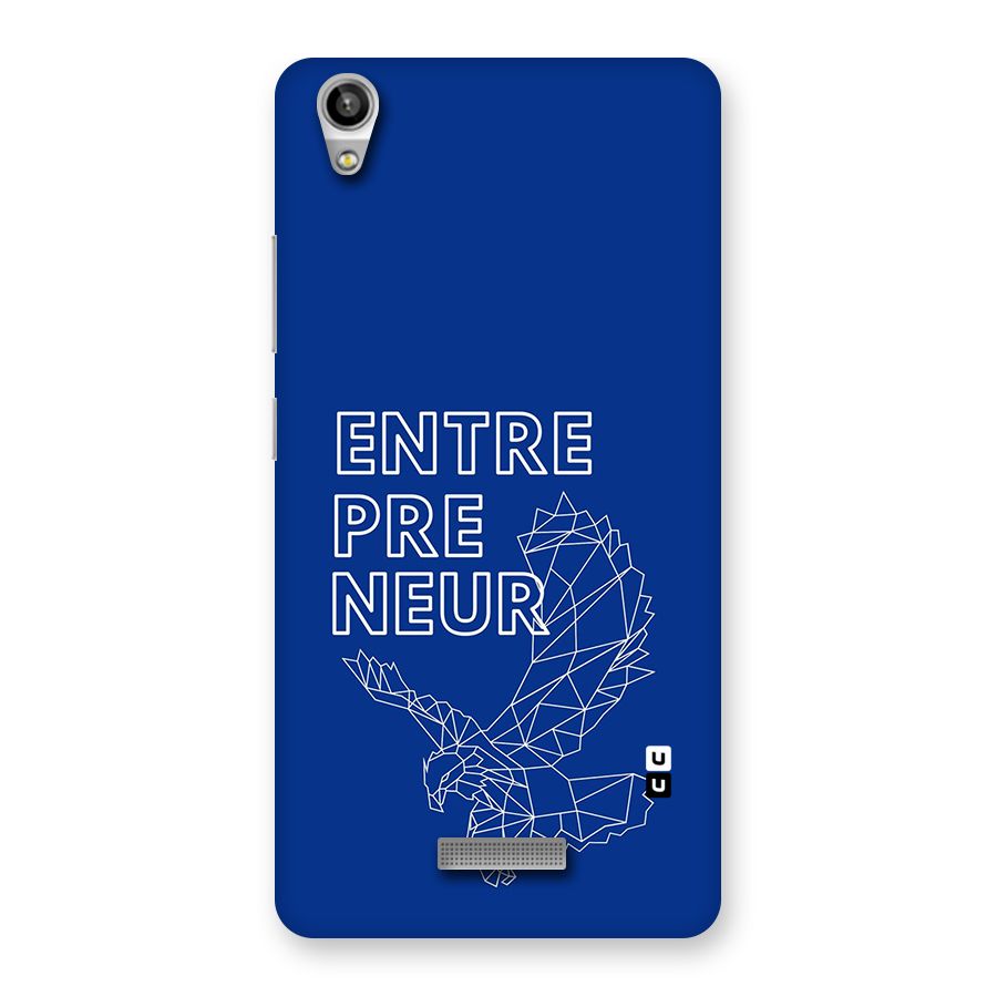 Blue Entrepreneur Back Case for Lava Pixel V1