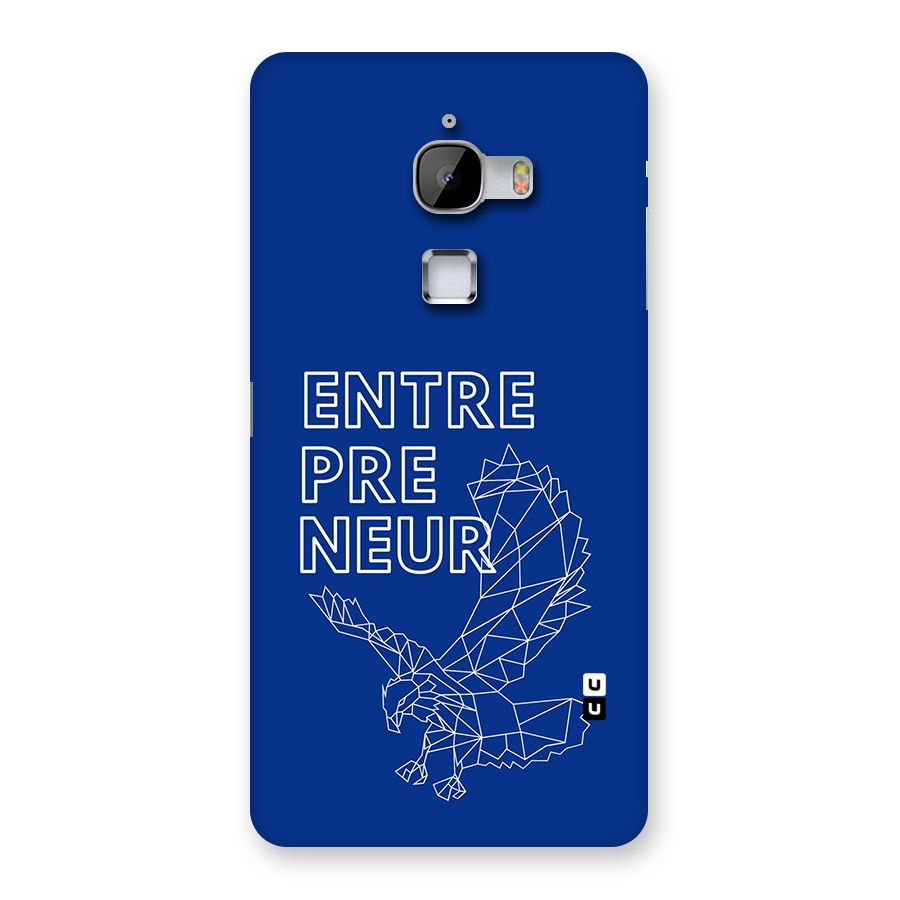 Blue Entrepreneur Back Case for LeTV Le Max