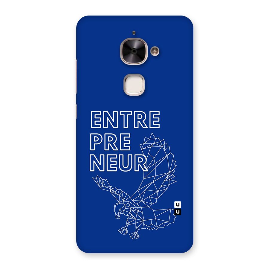 Blue Entrepreneur Back Case for Le 2