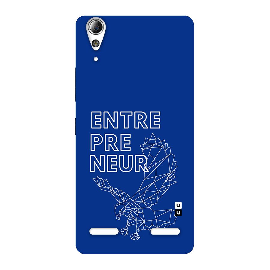 Blue Entrepreneur Back Case for Lenovo A6000