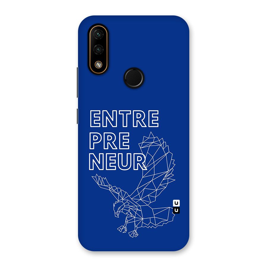 Blue Entrepreneur Back Case for Lenovo A6 Note