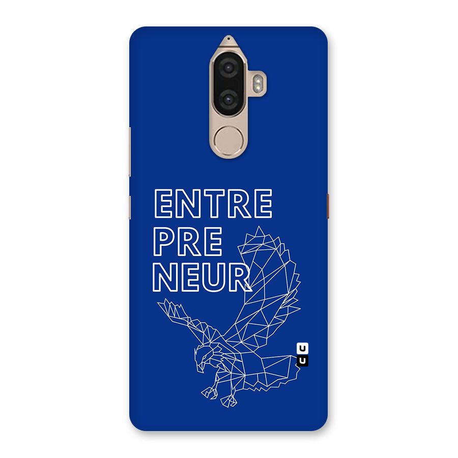 Blue Entrepreneur Back Case for Lenovo K8 Note