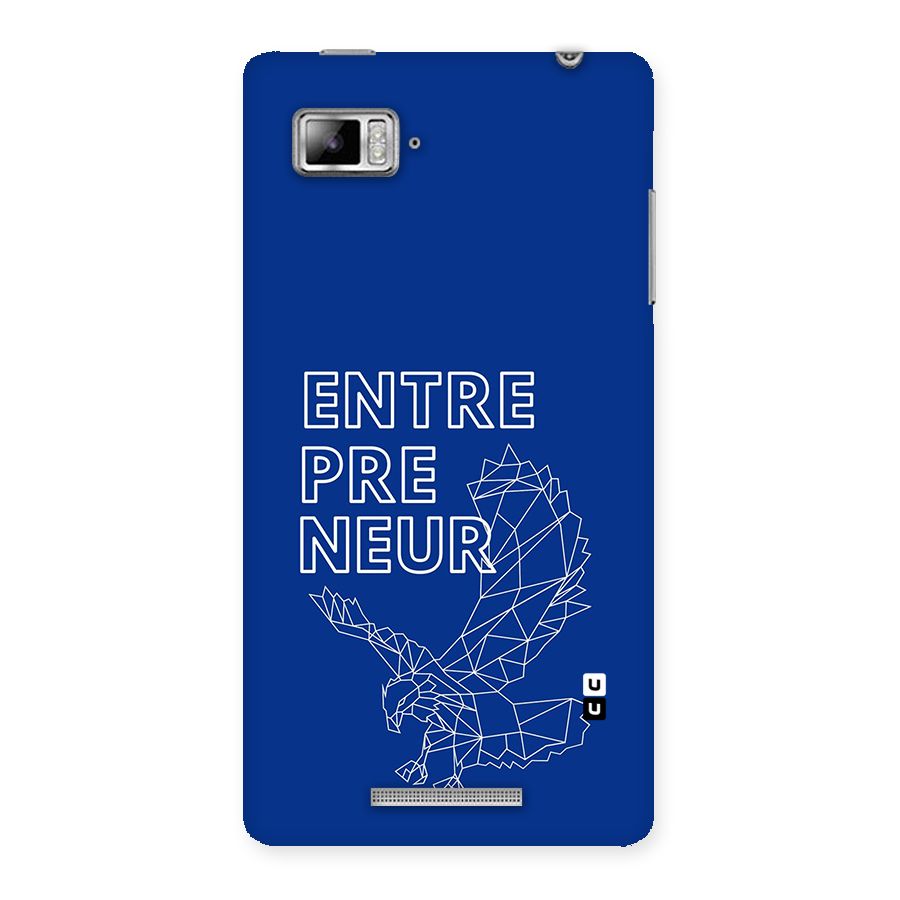 Blue Entrepreneur Back Case for Lenovo Vibe Z K910
