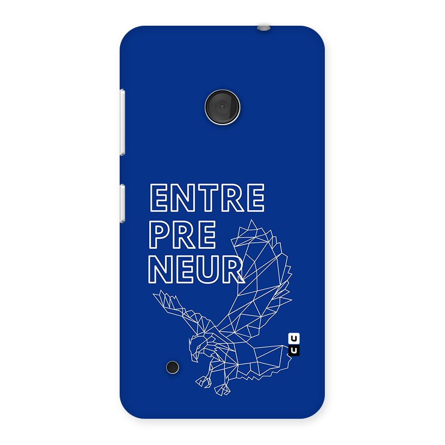 Blue Entrepreneur Back Case for Lumia 530
