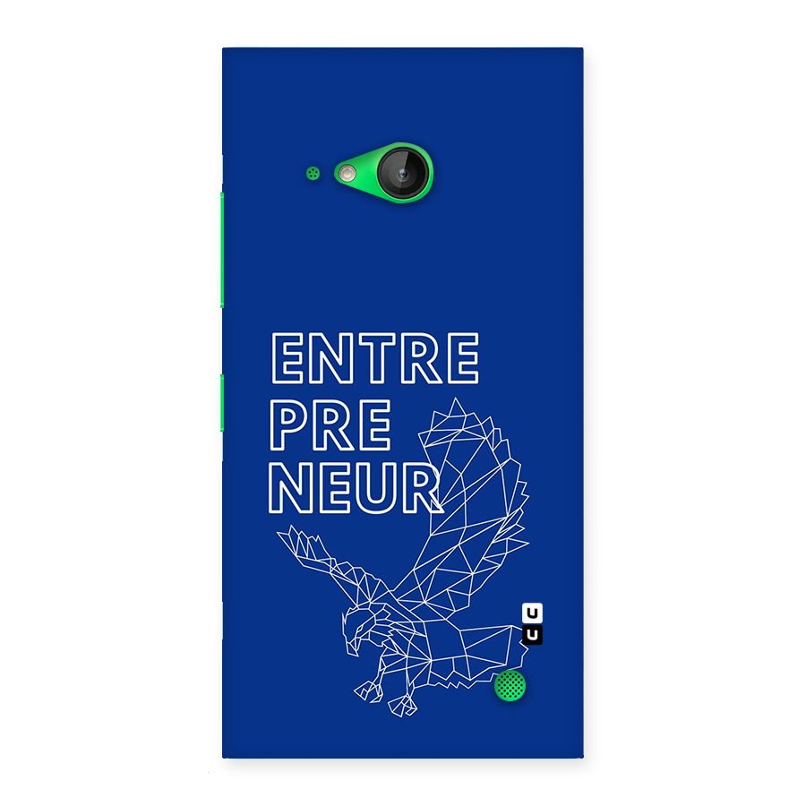 Blue Entrepreneur Back Case for Lumia 730