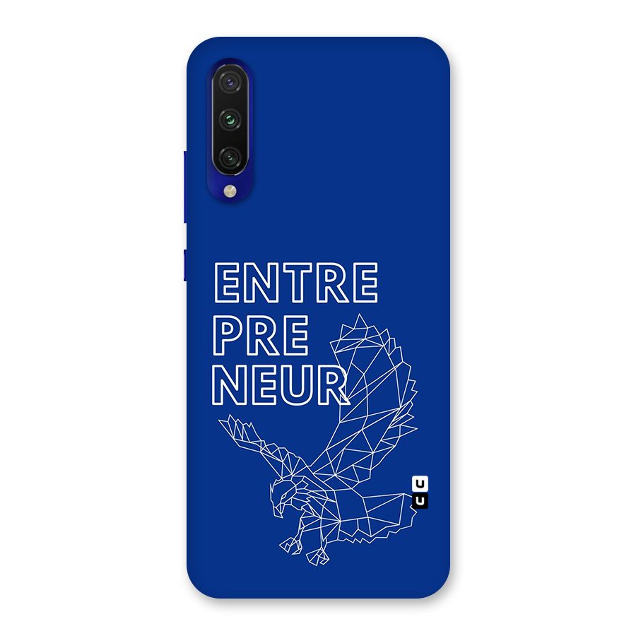 Blue Entrepreneur Back Case for Mi A3